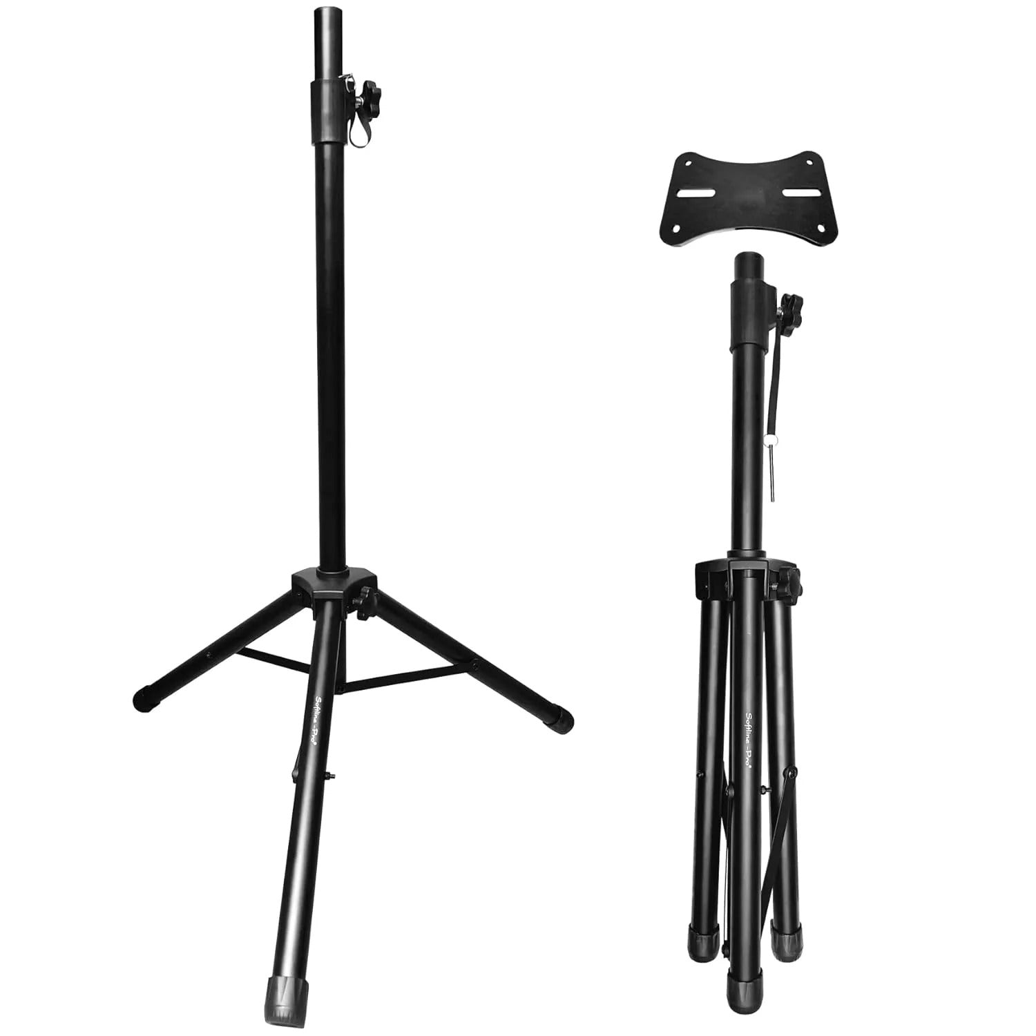 Softline Pro PA Speaker Stands Adjustable Height Speaker Stands Professional Tripod Studio Monitor Stand Heavy Duty Stand (SP77)