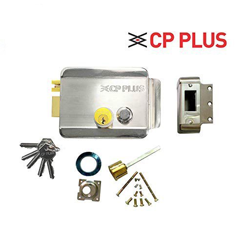 CP Plus Electronic Door Lock, Glossy finish Silver, Stainless Steel
