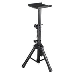 Softline Pro Heavy Duty Tripod Studio Monitor Stand Adjustable Height Foldable Tripod Legs Non-Slip Rubber Pads Foldable Monitor Speaker Stands - Single (SP 800 VP)