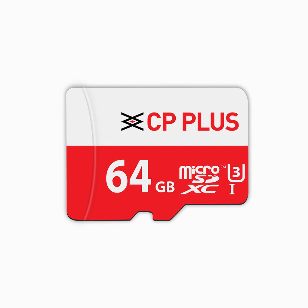 CP PLUS 3 MP Resolution Smart Wi-fi Bulb Security Camera CP PLUS 64GB microSDXC Memory Card