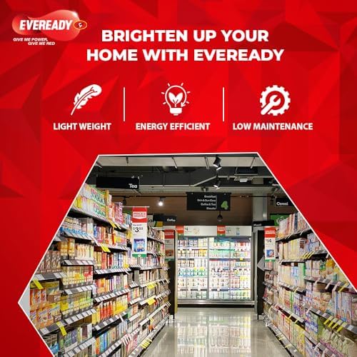 Eveready 50W LED Hammer Bulb | High CRI & High Efficiency | Energy Efficient | Mercury-Free | 4KV Surge Protection | 100 Lumens Per Watt |Cool Day Light (6500K) b22d (Pack of 1)