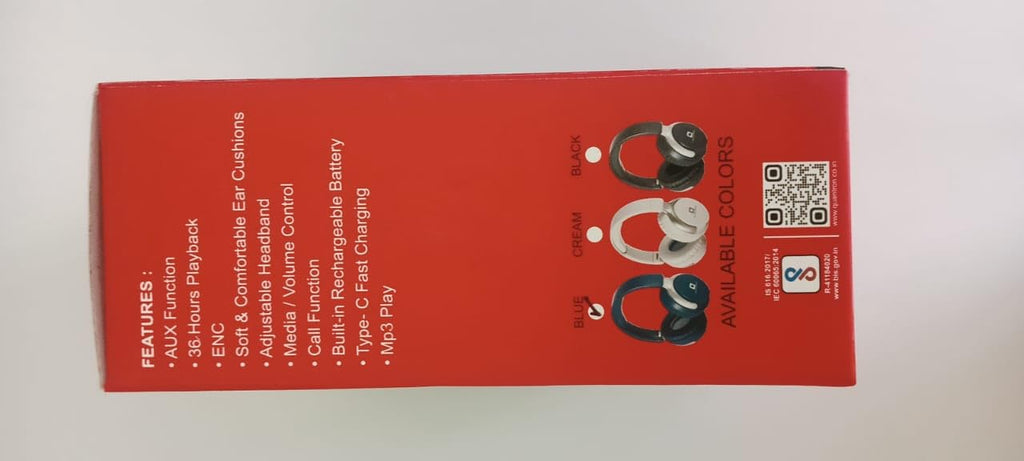 Quantron QHP -370 Alex Wireless Bluetooth Headphone