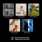 CP PLUS 4MP Quad HD Smart Wi-Fi CCTV Camera | 360° Pan & Tilt | Press to Call | Motion Tracking | CTC Cyber Secure Tech | Two-Way Talk | IR Night Vision | Alexa & OK Google | CP-E44Q