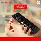 CP PLUS 64GB microSDXC Memory Card Grade UHS-3 Class 10, Up to 70 Mbps Reading & 30 Mbps Writing Speed with High Performance of Data Transfer & Lower Power Consumption for Portable Devices| CP-UM64C