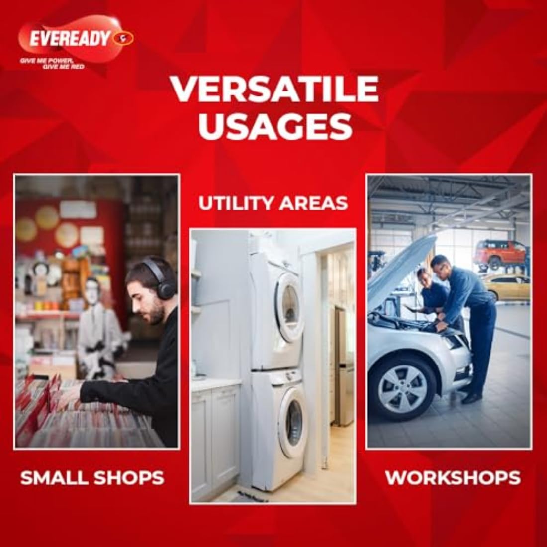 Eveready 40W LED Hammer Bulb with B22 Base, High CRI, 4KV Surge Protection, Energy Efficient & Long Life – Cool Daylight (6500K) for Home & Commercial Use