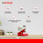 CP PLUS microSDXC 128GB  Memory Card Grade UHS-3 Class 10, Up to 70 Mbps Reading & 30 Mbps Writing Speed with High Performance of Data Transfer Lower Power Consumption for Portable Devices| CP-UM128C