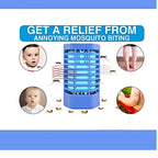 Mosquito killer device with text 'Get a relief from annoying mosquito biting' on a white background.

