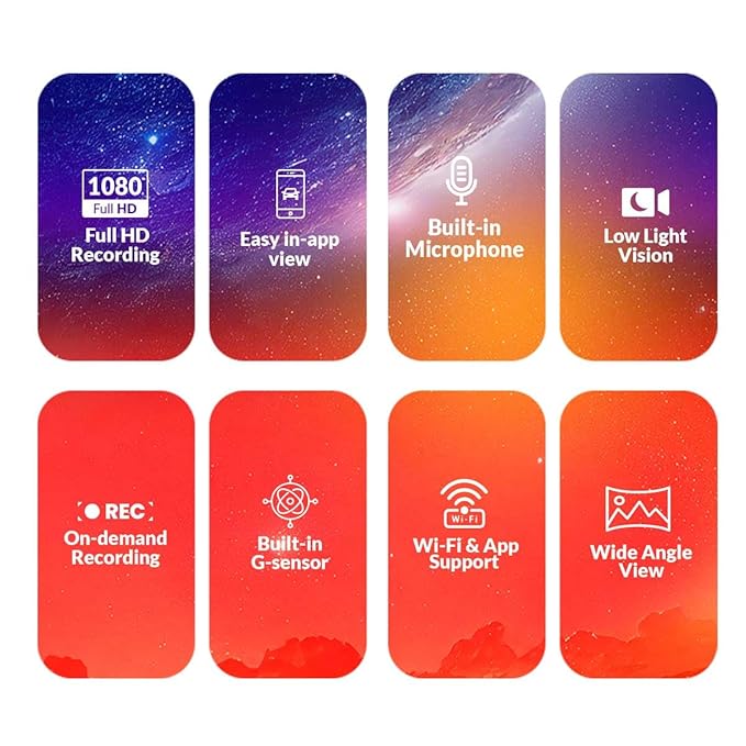 CP PLUS CarKam Car Dashcam with 1080p Full Hd Resolution | Wide View Angle | Supports G Sensor | Supports Night Vision| Suitable for Large Cars & SUVs | CP-AD-H2B-W