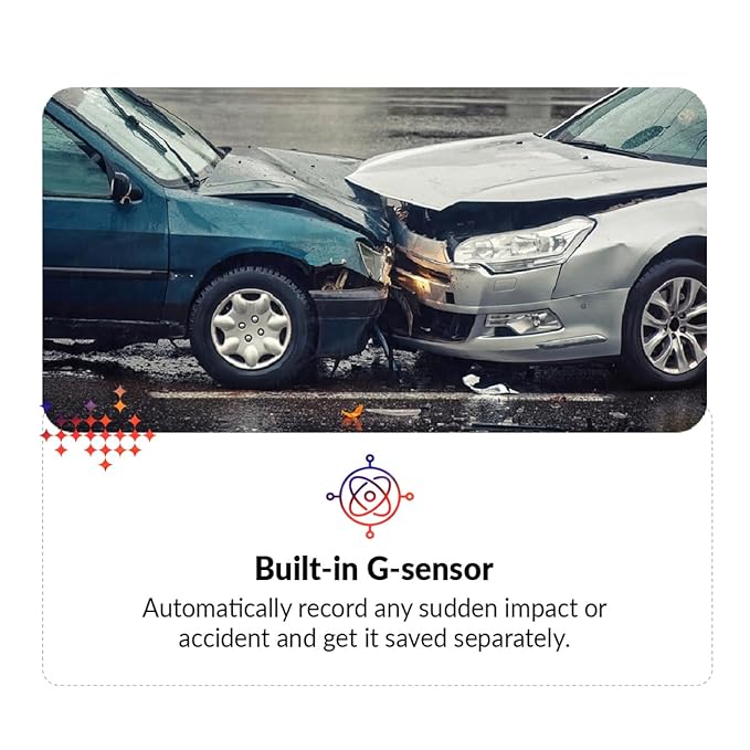 CP PLUS CarKam Car Dashcam with 1080p Full Hd Resolution | Wide View Angle | Supports G Sensor | Supports Night Vision| Suitable for Large Cars & SUVs | CP-AD-H2B-W
