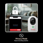 CP PLUS 4MP Quad HD Smart Wi-Fi CCTV Camera | 360° Pan & Tilt | Press to Call | Motion Tracking | CTC Cyber Secure Tech | Two-Way Talk | IR Night Vision | Alexa & OK Google | CP-E44Q