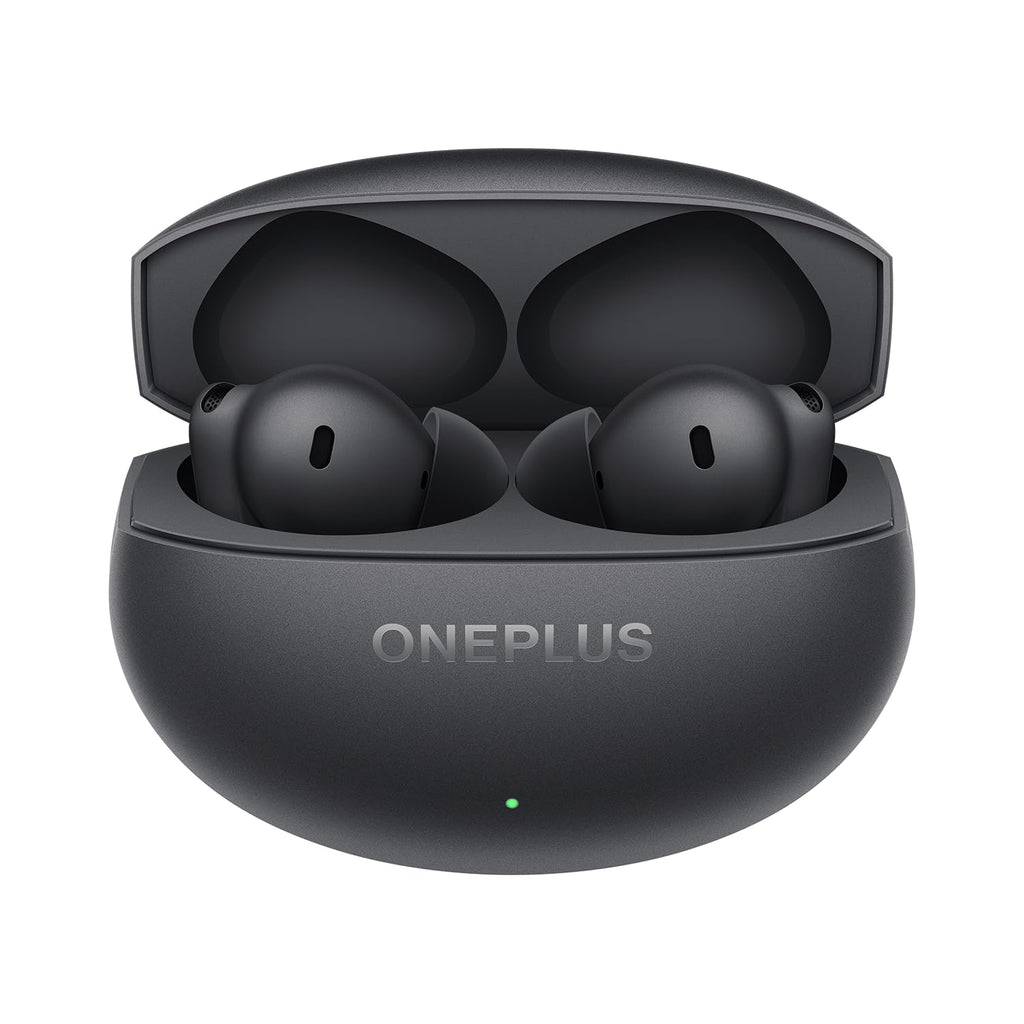 OnePlus&nbsp; Earbuds Buds 4 TWS Earbuds with Upto 55dB Real-time ANC, Adaptive Mode, Dual Drivers and DACs, 3D Audio, Upto 45hrs Music Playback, Dual-Device connectivity, 47ms Low Latency, Storm Gray