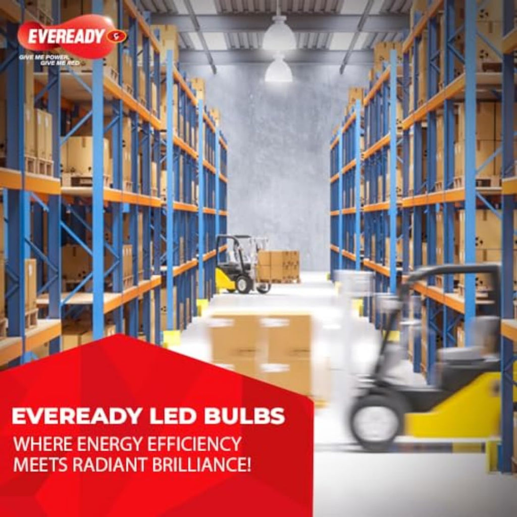 Eveready 40W LED Hammer Bulb with B22 Base, High CRI, 4KV Surge Protection, Energy Efficient & Long Life – Cool Daylight (6500K) for Home & Commercial Use
