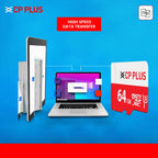 CP PLUS 64GB microSDXC Memory Card Grade UHS-3 Class 10, Up to 70 Mbps Reading & 30 Mbps Writing Speed with High Performance of Data Transfer & Lower Power Consumption for Portable Devices| CP-UM64C