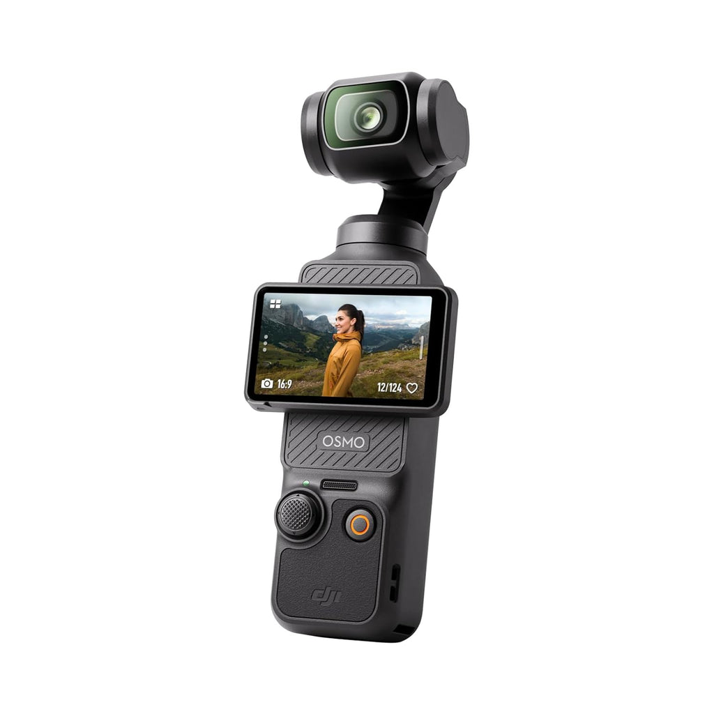 DJI Osmo camera on a white background

