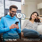 CP PLUS 3 MP Resolution Smart Wi-fi Bulb Security Camera | 360° View | 2 Way Talk | Motion Tracking & Detection Alert | Built-in Siren | Advanced Night Vision | IR Distance 15 Mtr. | CP-T31A