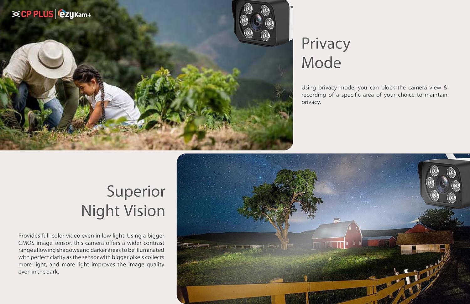 CP Plus CP-V32G 3MP 4G Sim Card Outdoor Bullet With Superior Night Vision Security Camera