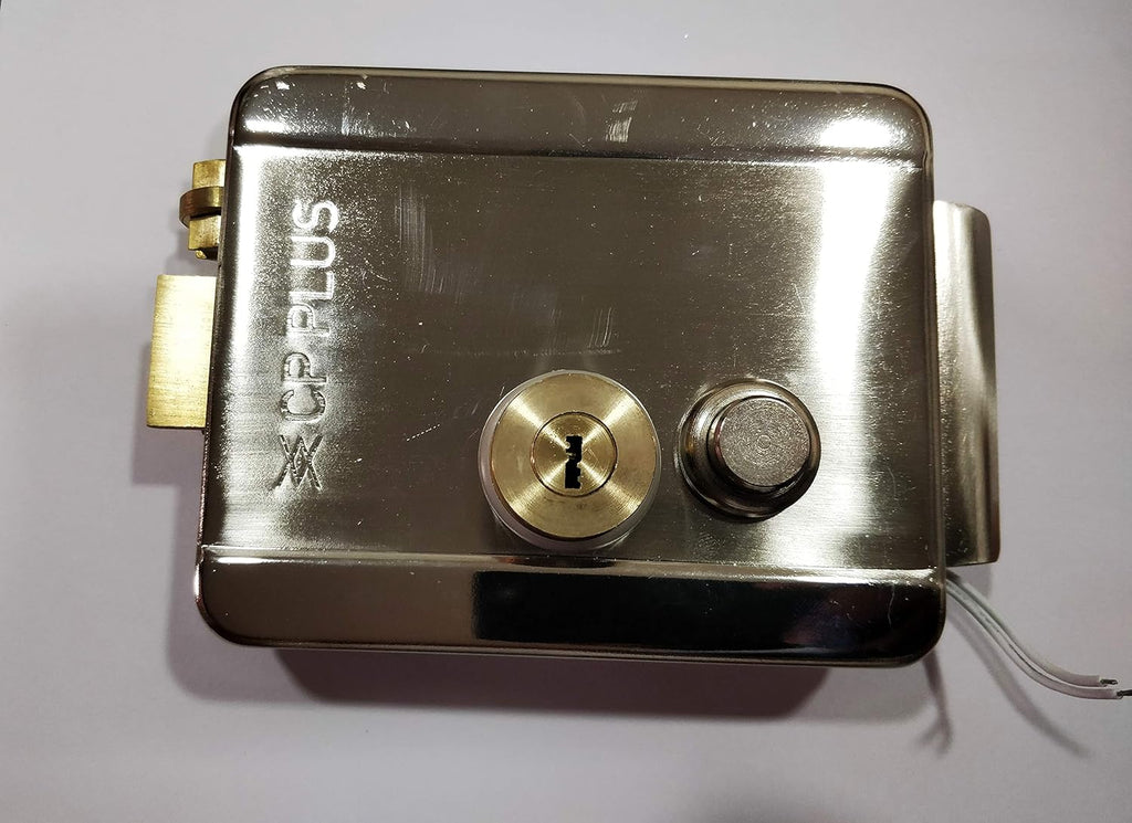 CP Plus Electronic Door Lock, Glossy finish Silver, Stainless Steel