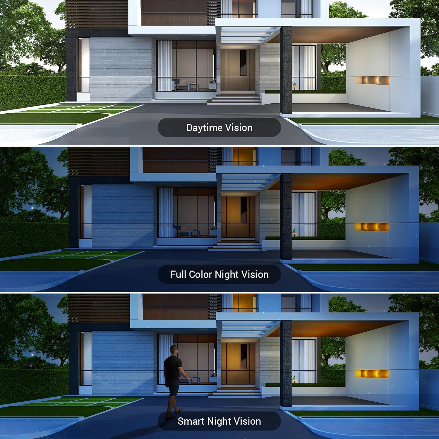 EZVIZ H5 POE 2K Outdoor WiFi Surveillance Camera with Person/Vehicle Detection, Colour Night Vision, Siren and Flash Alarm, Two-Way Audio, H.265, Alexa Compatible, IP67