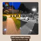 CP PLUS 4MP Outdoor Wi-Fi CCTV Camera | 360° Pan & Tilt | Full-Color Night Vision | Human Detection | Motion Tracking | Built-in Siren | CTC Cyber Secure Tech | Alexa & OK Google | CP-Z43Q