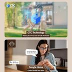 CP PLUS 4MP Outdoor Wi-Fi CCTV Camera | 360° Pan & Tilt | Full-Color Night Vision | Human Detection | Motion Tracking | Built-in Siren | CTC Cyber Secure Tech | Alexa & OK Google | CP-Z43Q