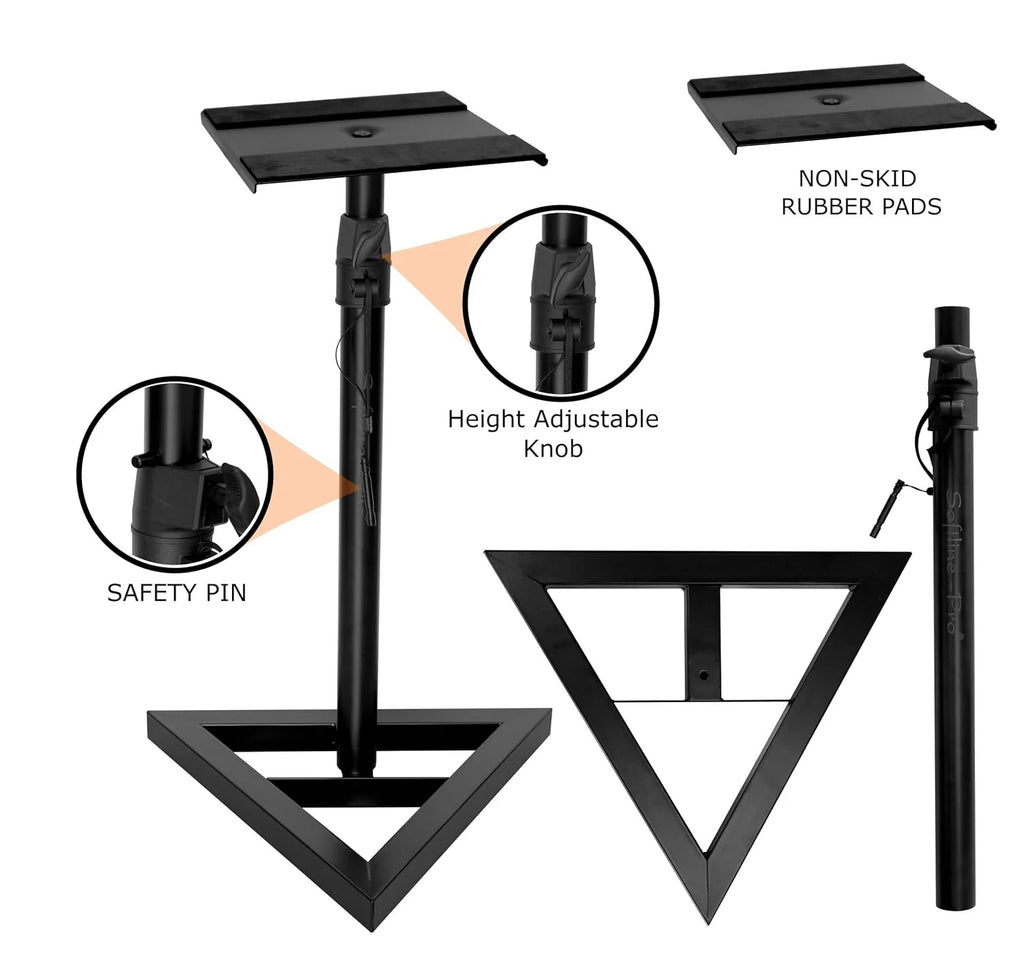 Softline Pro SP08 Heavy Duty Studio Monitor Stand (Set of 2)