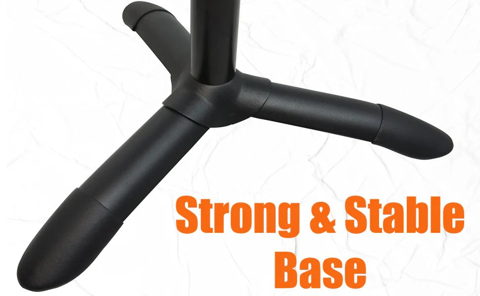 Softline Pro SP90 Studio Monitor Stand Triangular Base Professional Heavy Duty, Adjustable Height, Auto Lock (Set of 2)