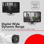 CP PLUS CCTV Combo Kit 2.4 MP Indoor & Outdoor with 4 Channel DVR, 2 Bullet Camera, 4 Channel SMPS, 70 m Copper Cable, 500GB HDD & Connectors