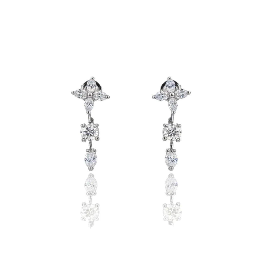 Auraa Kundan Choker  Elegant Floral Diamond Look Choker Necklace Set with Earrings