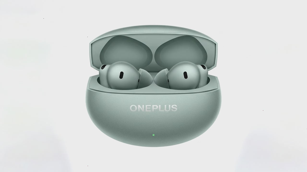 OnePlus TWS Earbuds with Upto 55dB Real-time ANC, Buds 4 Adaptive Mode, Dual Drivers with DACs, 3D Audio, Upto 45hrs Music Playback, ,Dual-Device connectivity, 47ms Low Latency, Zen Green