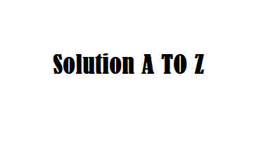 Solutions A To Z
