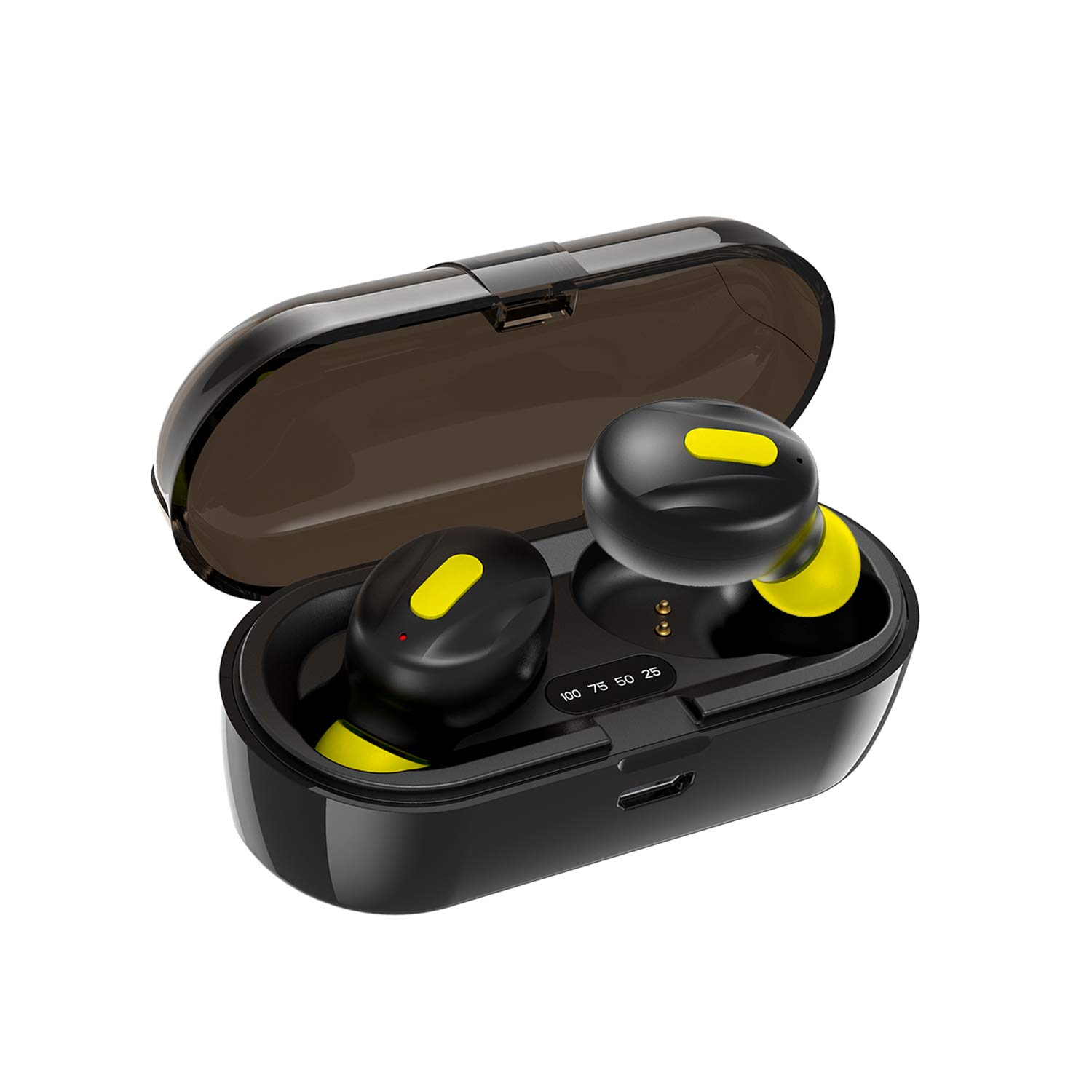 Moonwalk Mini Earbuds with Magnetic Charging Case 30 Hours